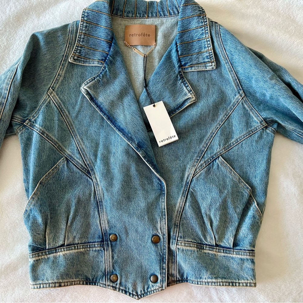 Retrofete Denim Jacket Vintage size S. Brand new